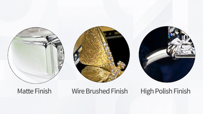 Understanding Common Jewelry Finishes — High Polish, Matte, and Brushed Finishes
