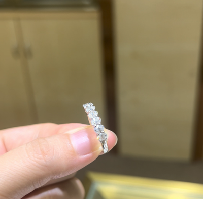 D0791, S925 Silver Women's Ring+Moissanite 2.1CT