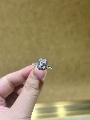 D0780, S925 Silver Women's Ring+Moissanite 2.0CT