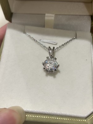 D0559, S925 necklace+Moissanite 3.0CT