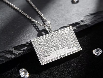 D0541, S925 Silver Pendant+Moissanite 1.0CT